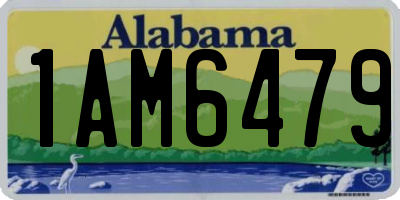AL license plate 1AM6479