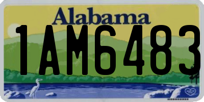 AL license plate 1AM6483