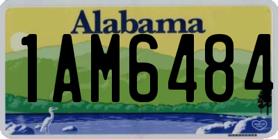 AL license plate 1AM6484