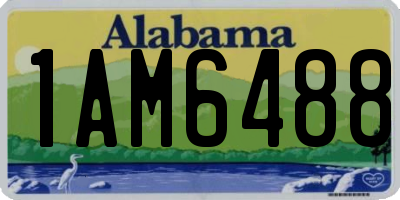 AL license plate 1AM6488