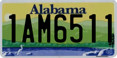 AL license plate 1AM6511