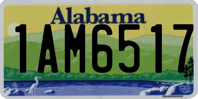 AL license plate 1AM6517