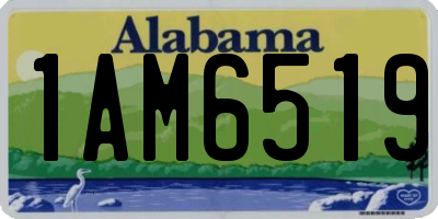 AL license plate 1AM6519