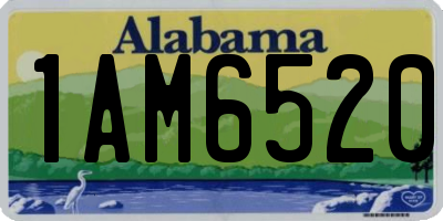 AL license plate 1AM6520