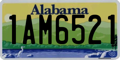 AL license plate 1AM6521