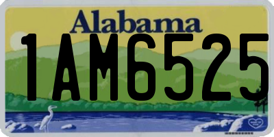 AL license plate 1AM6525