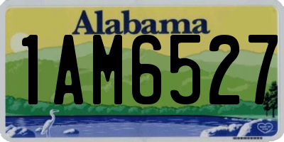 AL license plate 1AM6527