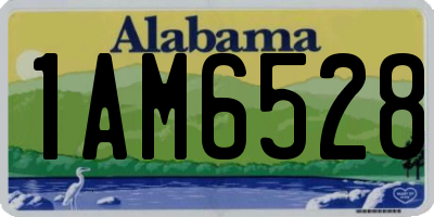 AL license plate 1AM6528