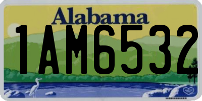 AL license plate 1AM6532