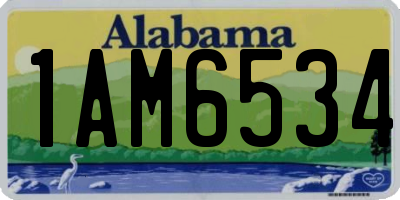 AL license plate 1AM6534