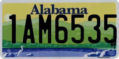 AL license plate 1AM6535