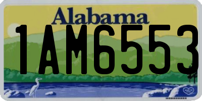 AL license plate 1AM6553
