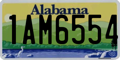 AL license plate 1AM6554