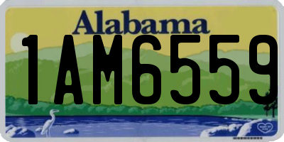 AL license plate 1AM6559