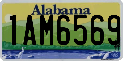 AL license plate 1AM6569