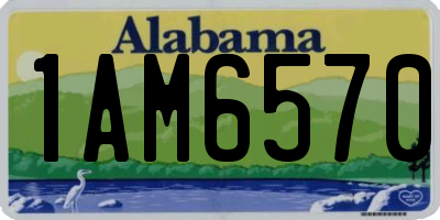 AL license plate 1AM6570