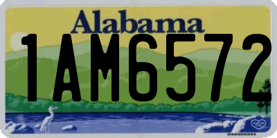 AL license plate 1AM6572
