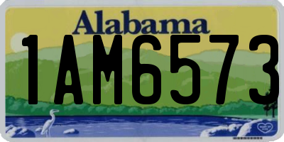 AL license plate 1AM6573