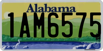 AL license plate 1AM6575