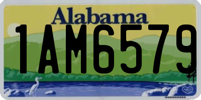 AL license plate 1AM6579