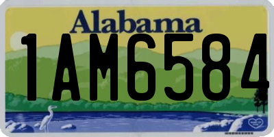 AL license plate 1AM6584
