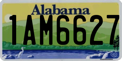 AL license plate 1AM6627