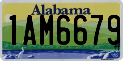 AL license plate 1AM6679