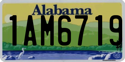 AL license plate 1AM6719