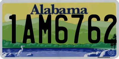 AL license plate 1AM6762