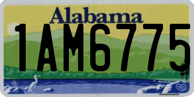 AL license plate 1AM6775