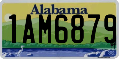 AL license plate 1AM6879