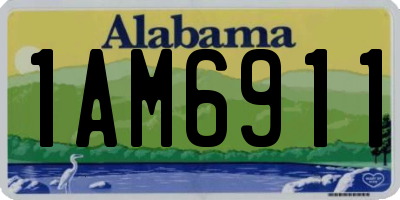 AL license plate 1AM6911
