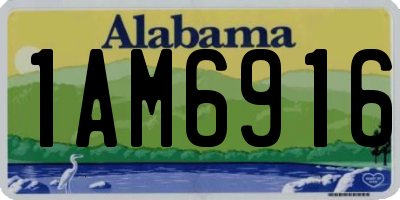 AL license plate 1AM6916