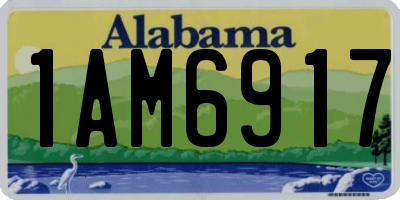 AL license plate 1AM6917