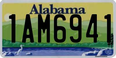 AL license plate 1AM6941