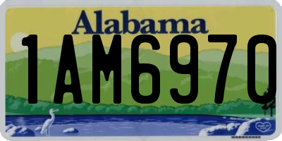 AL license plate 1AM6970
