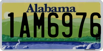 AL license plate 1AM6976