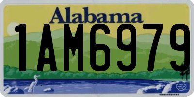 AL license plate 1AM6979