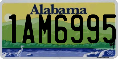 AL license plate 1AM6995