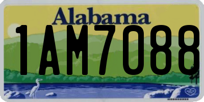 AL license plate 1AM7088
