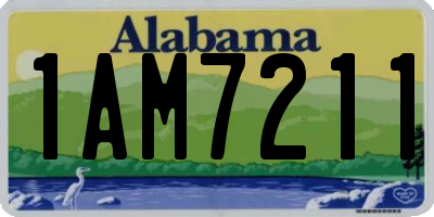 AL license plate 1AM7211