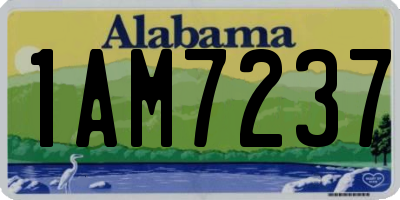 AL license plate 1AM7237