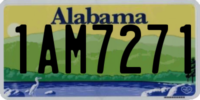 AL license plate 1AM7271