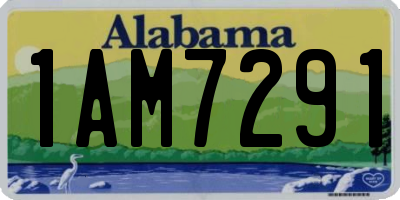 AL license plate 1AM7291