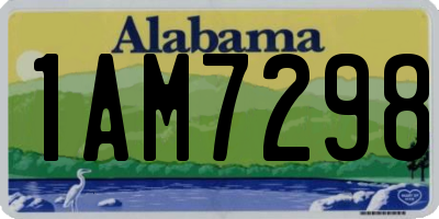 AL license plate 1AM7298
