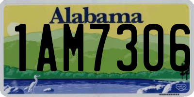 AL license plate 1AM7306