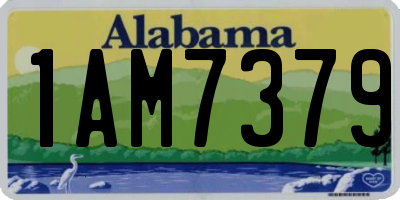 AL license plate 1AM7379