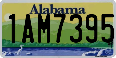 AL license plate 1AM7395