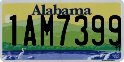 AL license plate 1AM7399