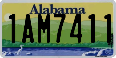 AL license plate 1AM7411